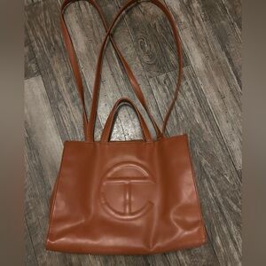 Telfar Medium Tan Bag